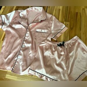 Silky Pink PJ Set - size L